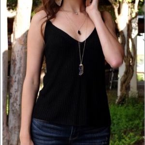 Black Sweater Tank